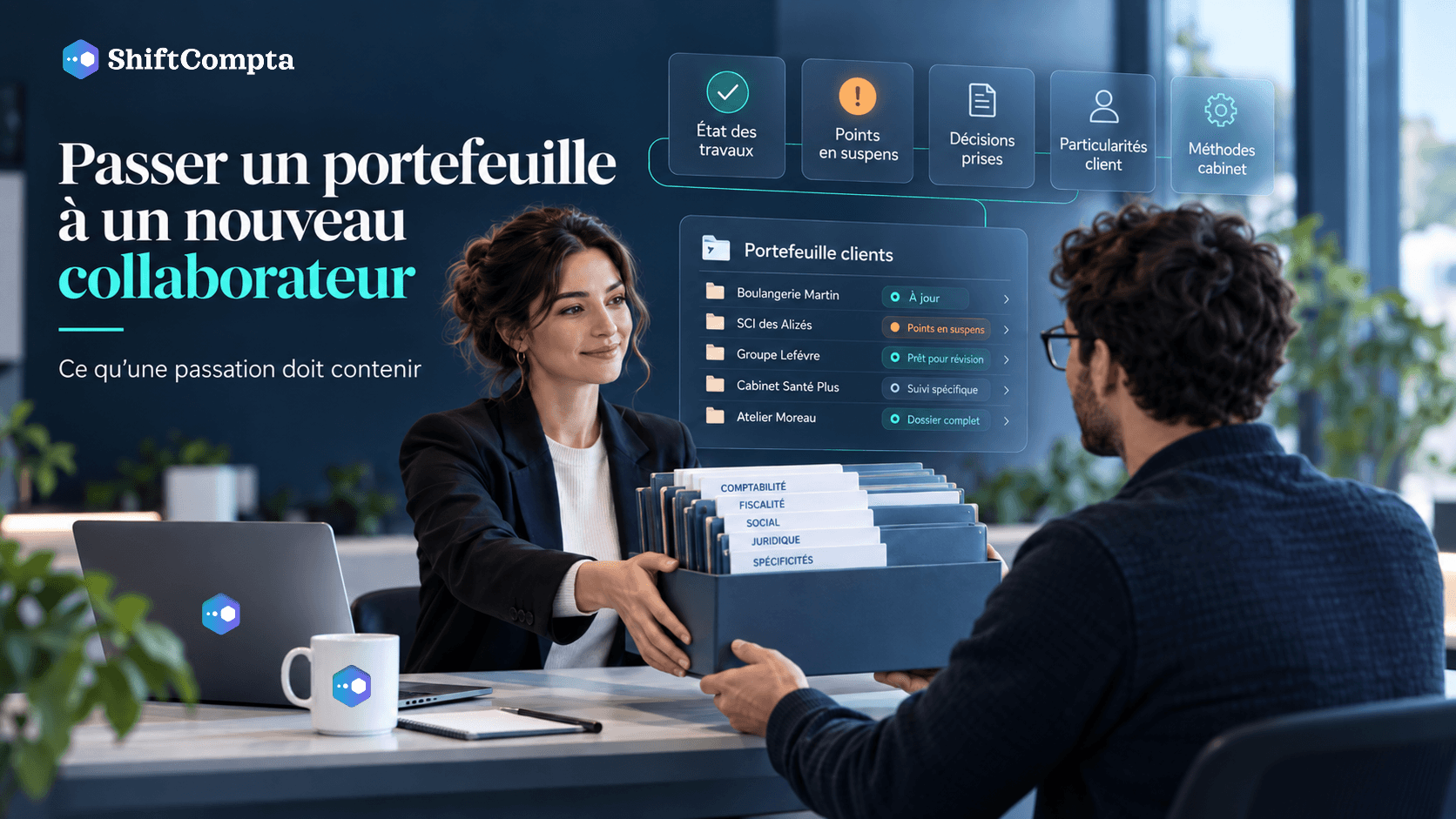 Passer un portefeuille à un nouveau collaborateur : ce qu'une passation doit contenir